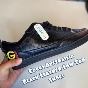 Coogi Australia Black Leather Shoes ( Size 12 )